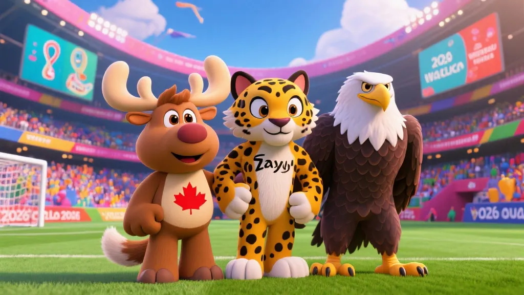 揭秘2026世界杯吉祥物：Maple、Zayu与Clutch背后的文化密码与狂欢寓意
